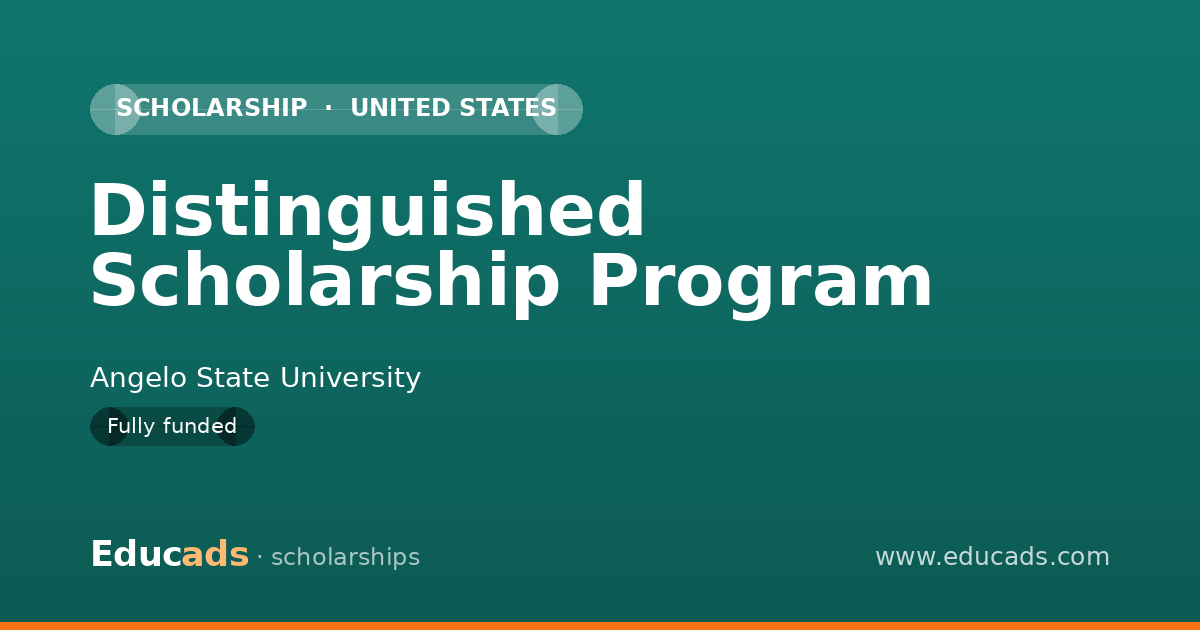 Distinguished Scholarship Program scholarship