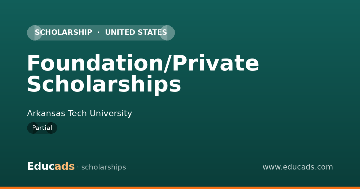 Foundation/Private Scholarships scholarship