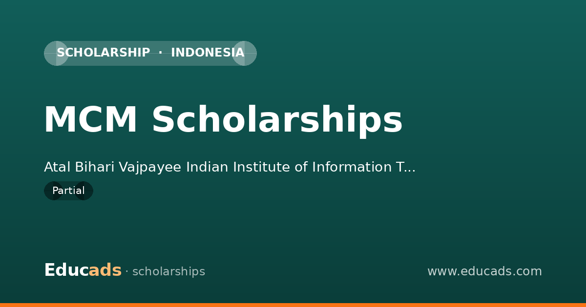 MCM Scholarships scholarship