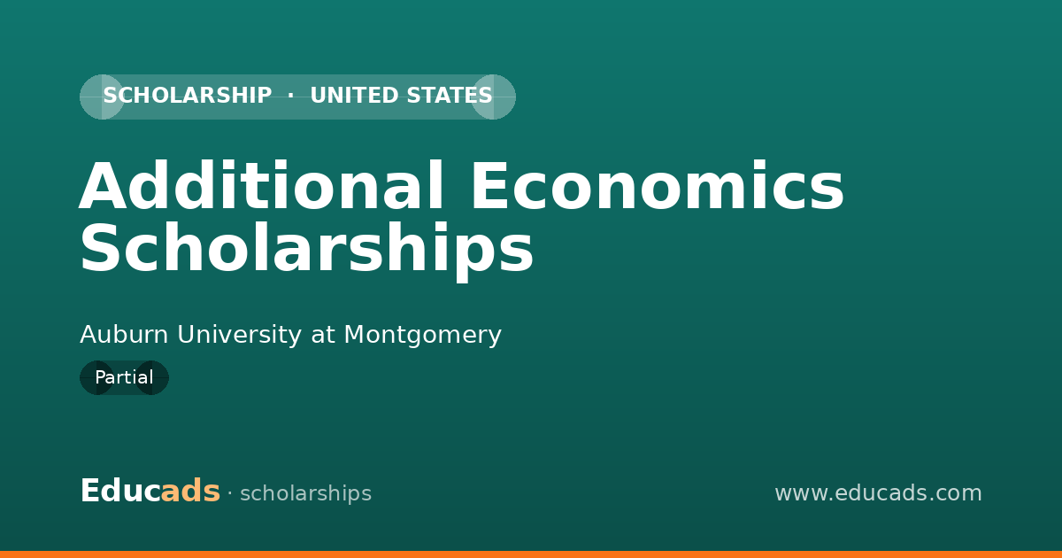 Additional Economics Scholarships scholarship