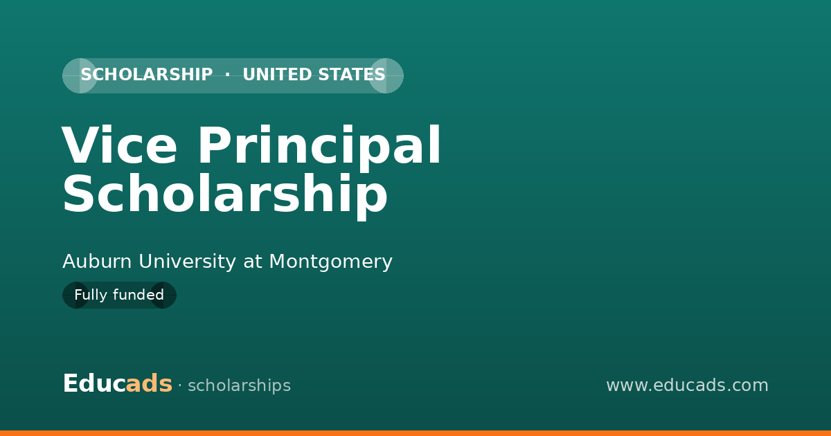 Vice Principal Scholarship scholarship