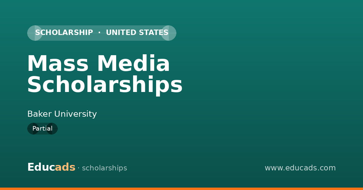 Mass Media Scholarships scholarship