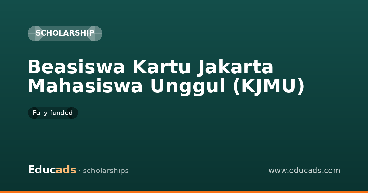 Beasiswa Kartu Jakarta Mahasiswa Unggul (KJMU) scholarship