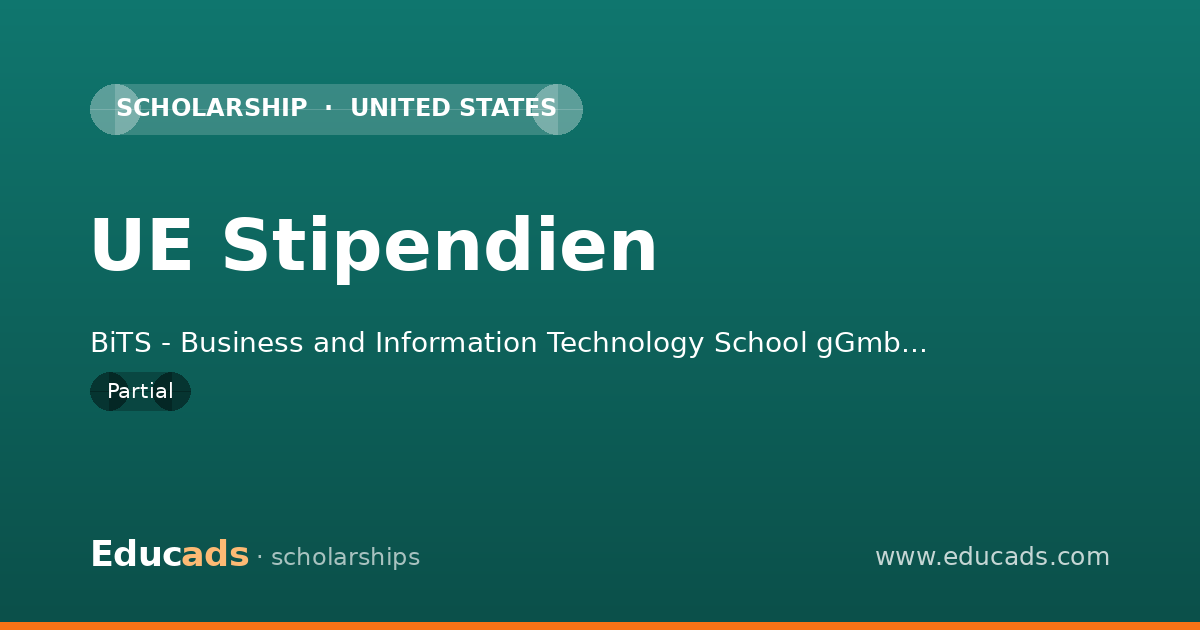 UE Stipendien scholarship