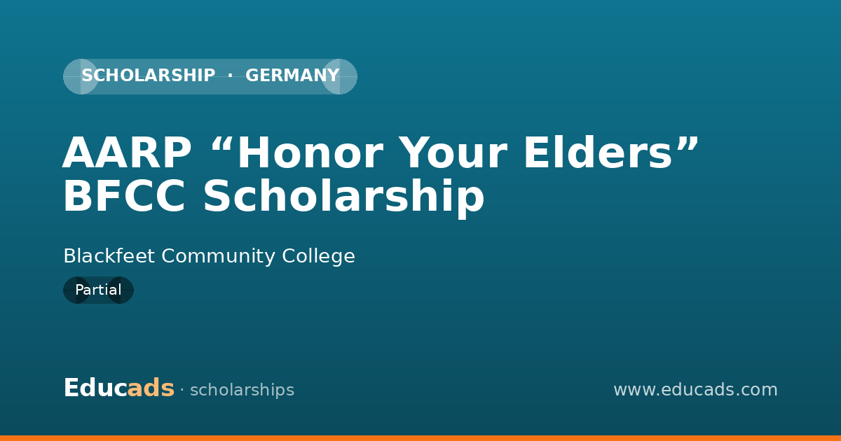 AARP “Honor Your Elders” BFCC Scholarship scholarship