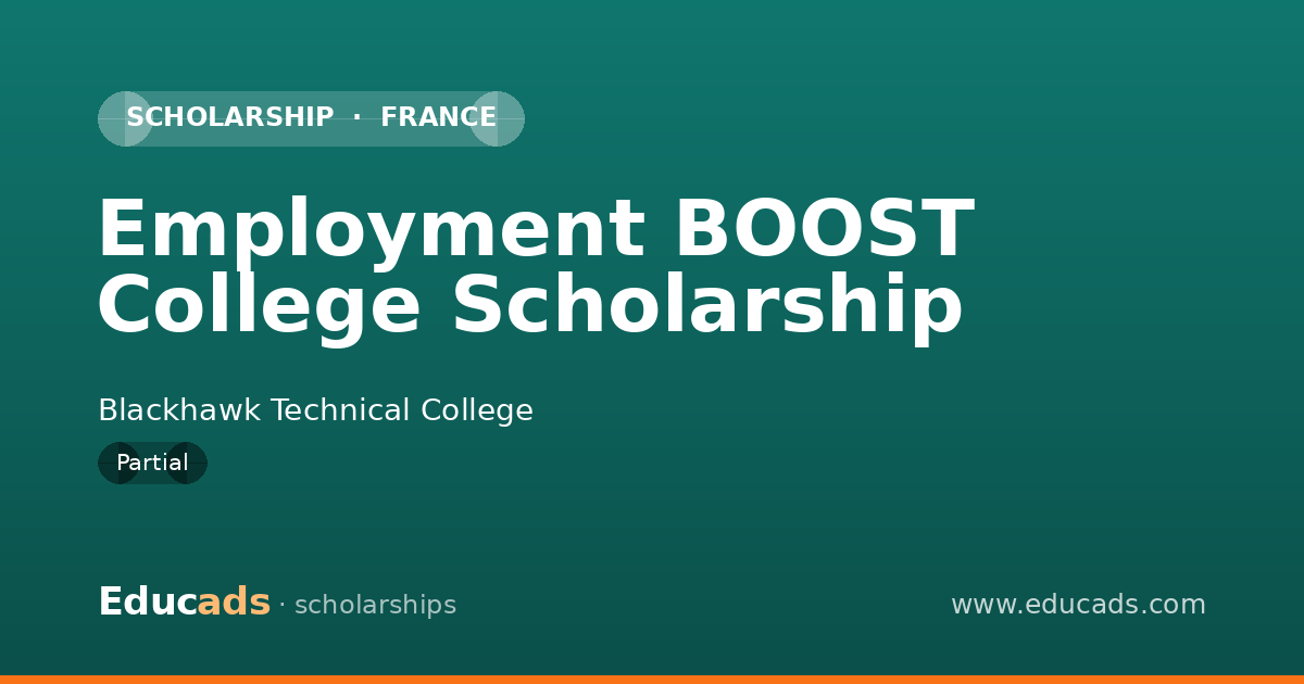 Employment BOOST College Scholarship scholarship