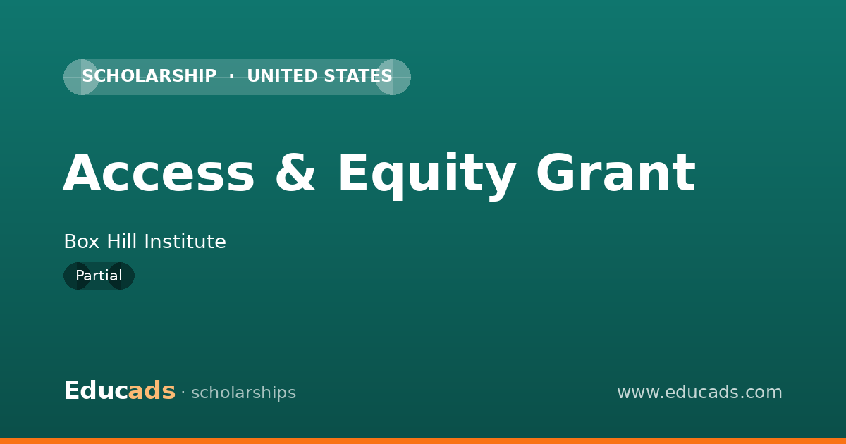 Access & Equity Grant scholarship