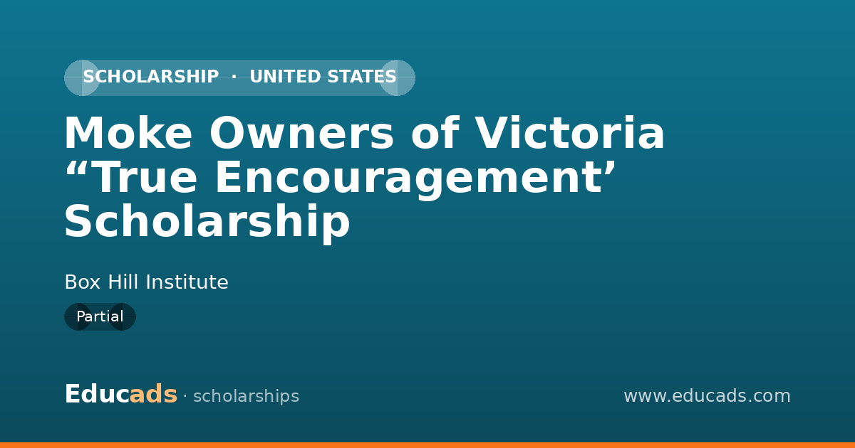 Moke Owners of Victoria “True Encouragement’ Scholarship scholarship