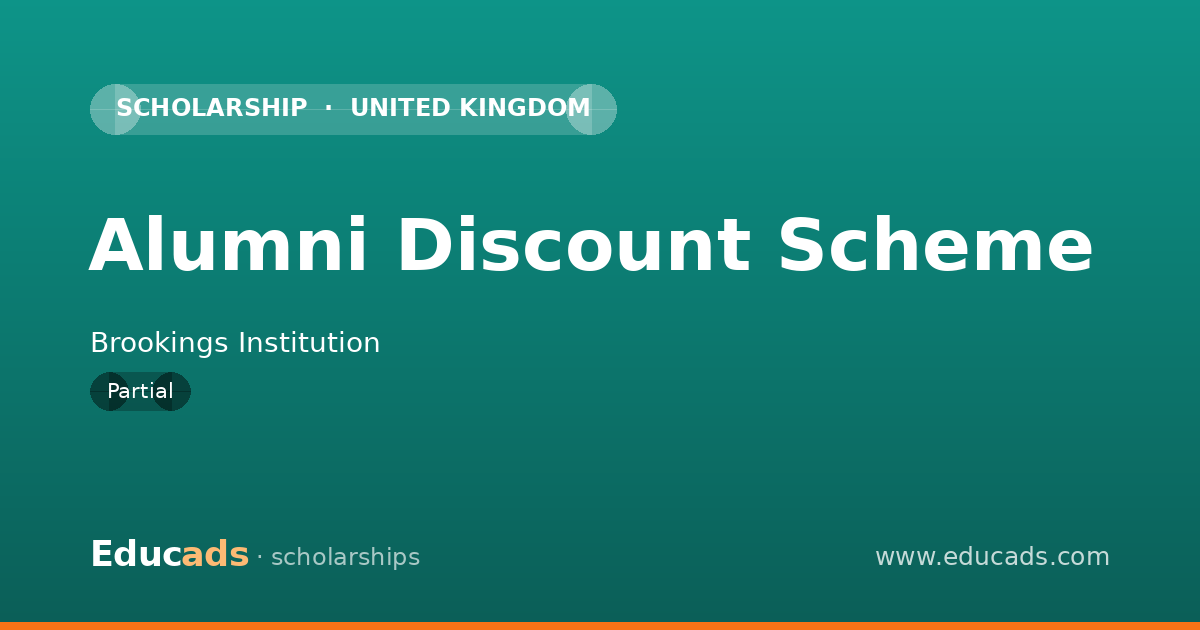 Alumni Discount Scheme scholarship