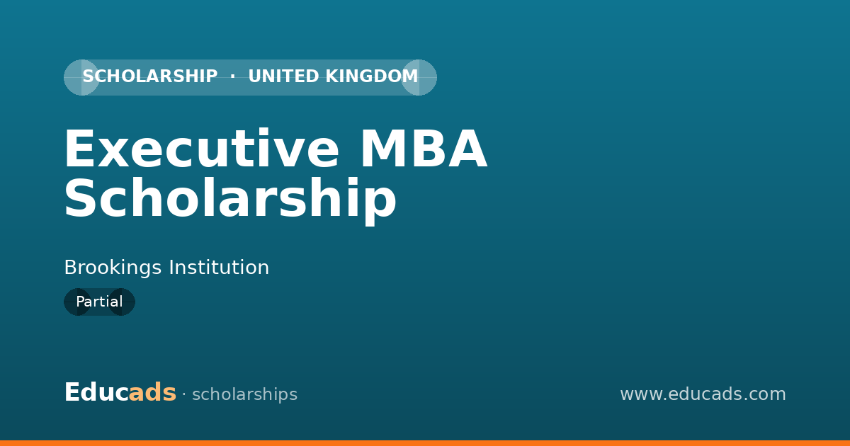 Executive MBA Scholarship scholarship