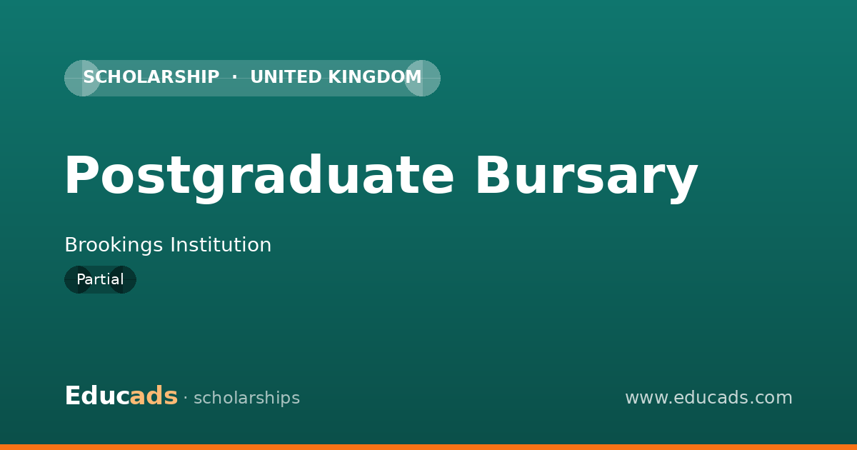 Postgraduate Bursary scholarship