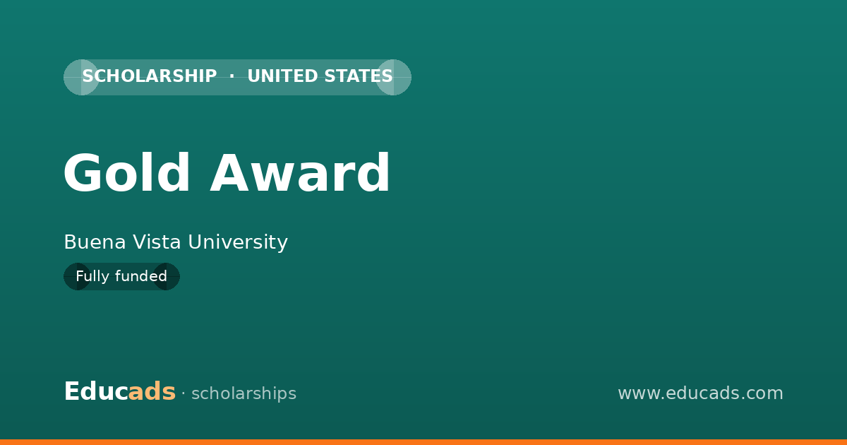 Gold Award scholarship