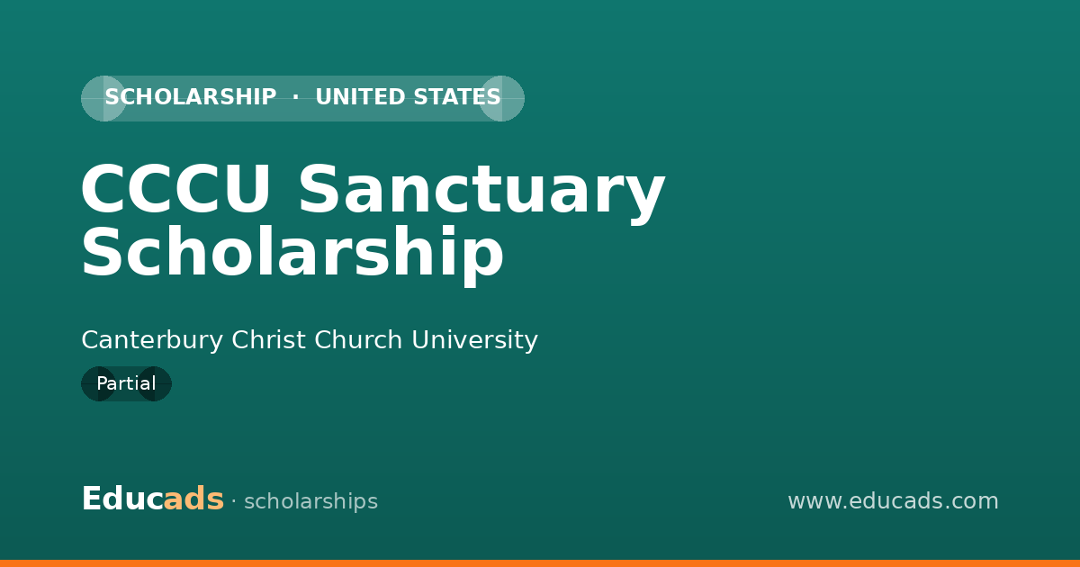 CCCU Sanctuary Scholarship scholarship