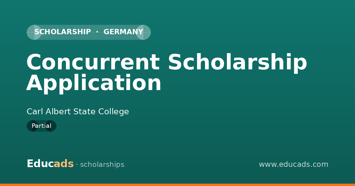 Concurrent Scholarship Application scholarship