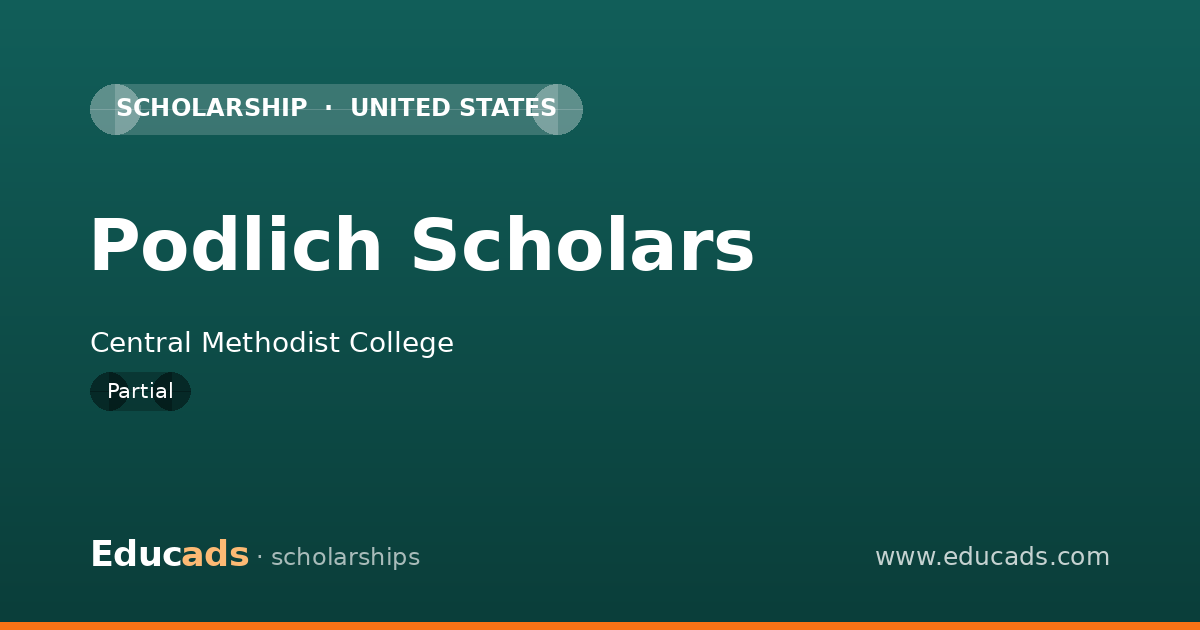Podlich Scholars scholarship