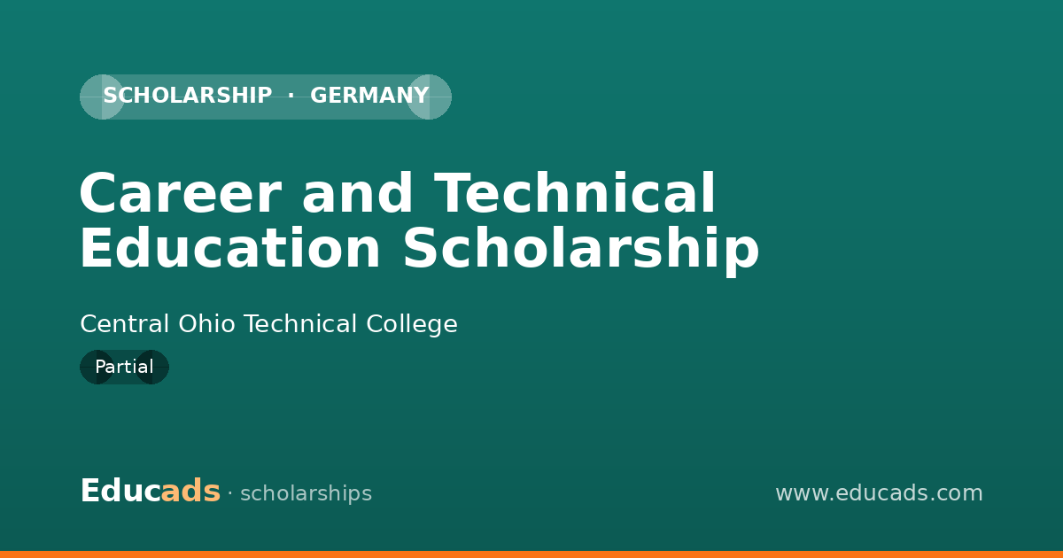 Career and Technical Education Scholarship scholarship