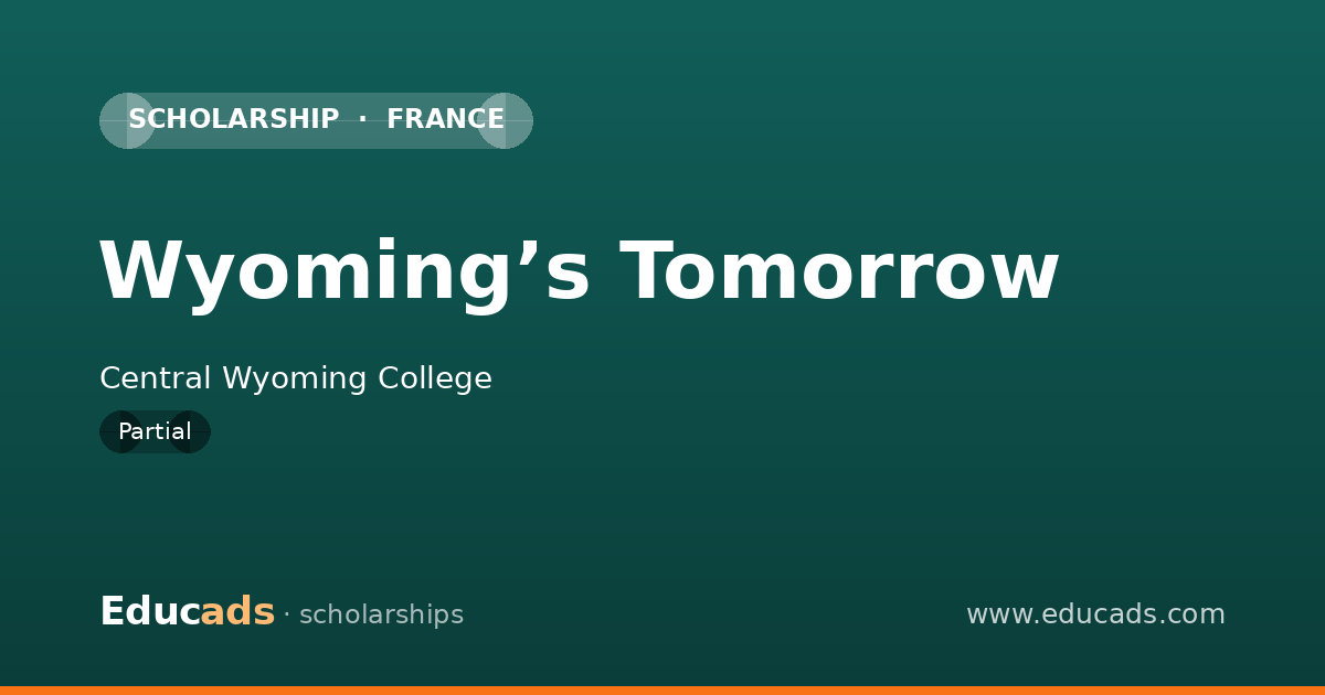 Wyoming’s Tomorrow scholarship