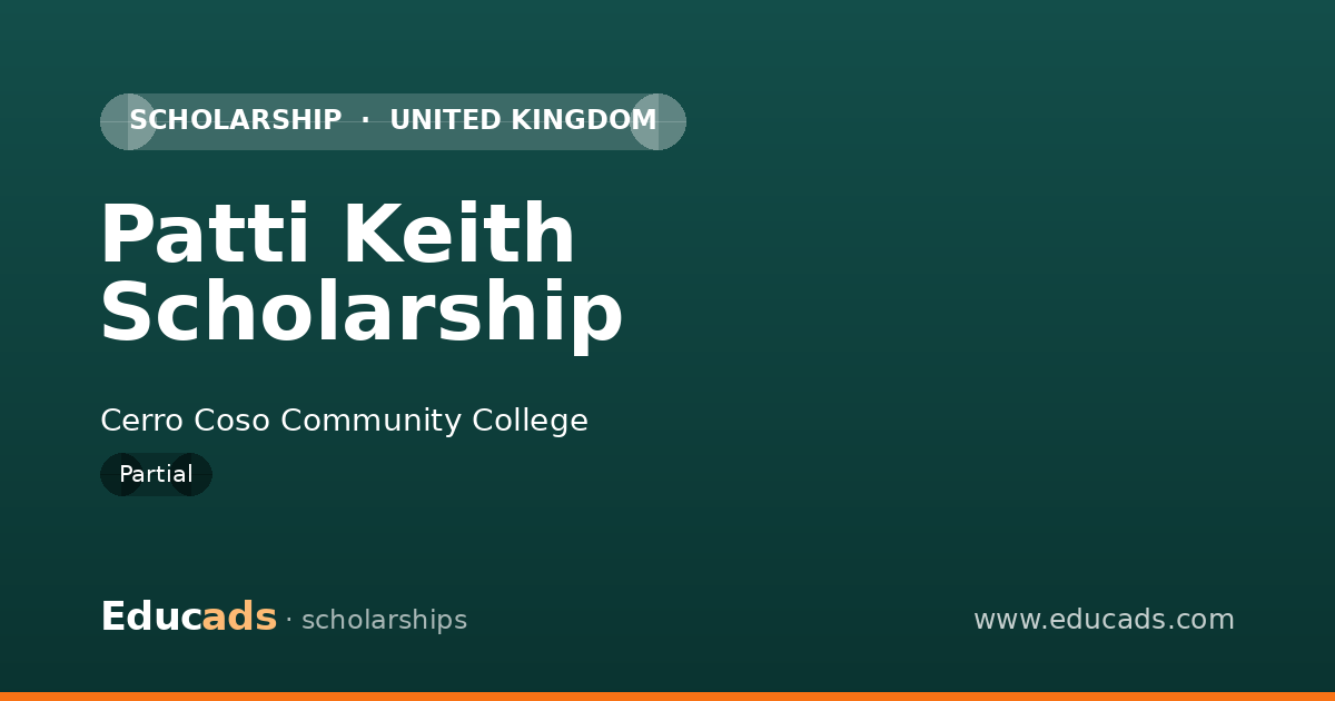Patti Keith Scholarship scholarship