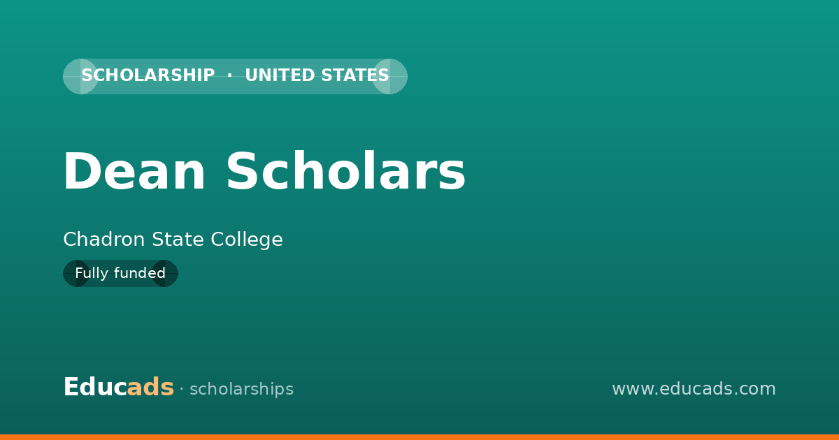 Dean Scholars scholarship