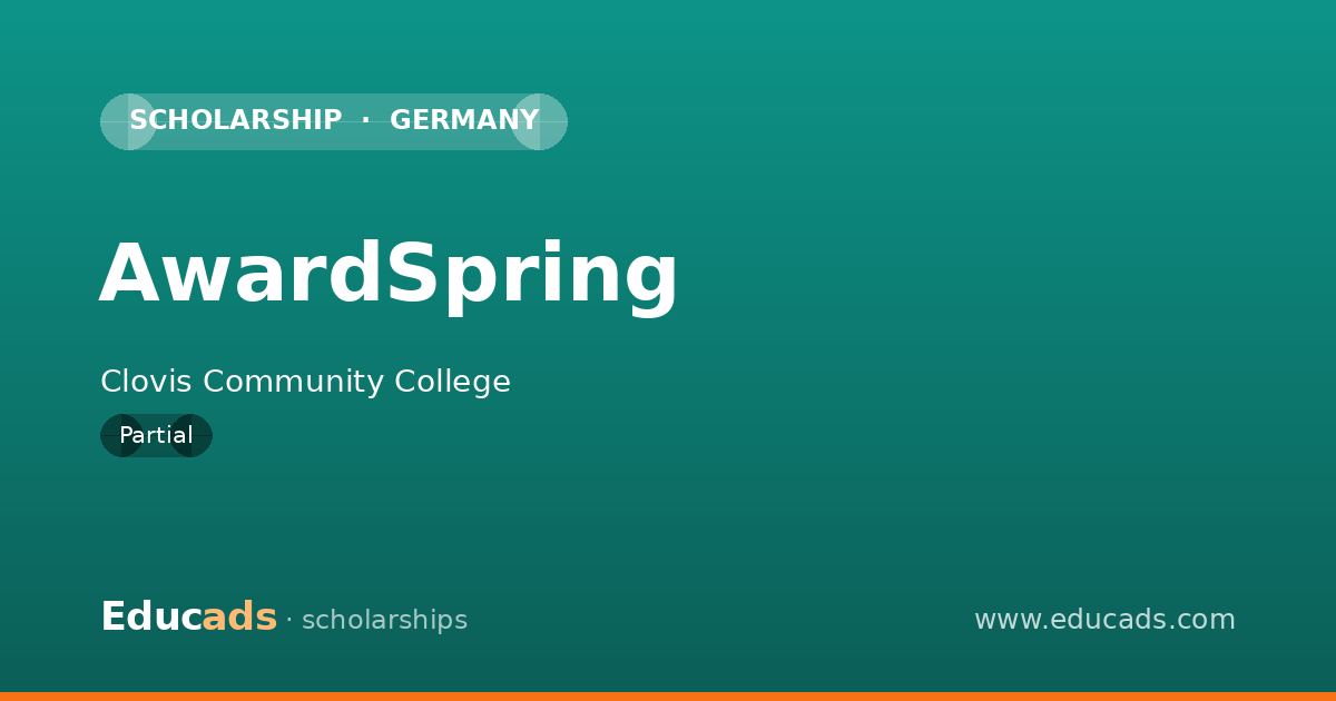 AwardSpring scholarship