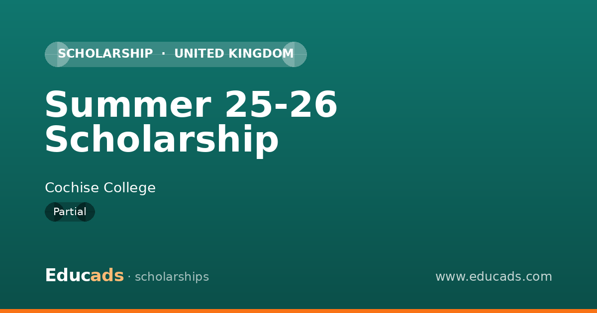 Summer 25-26 Scholarship scholarship