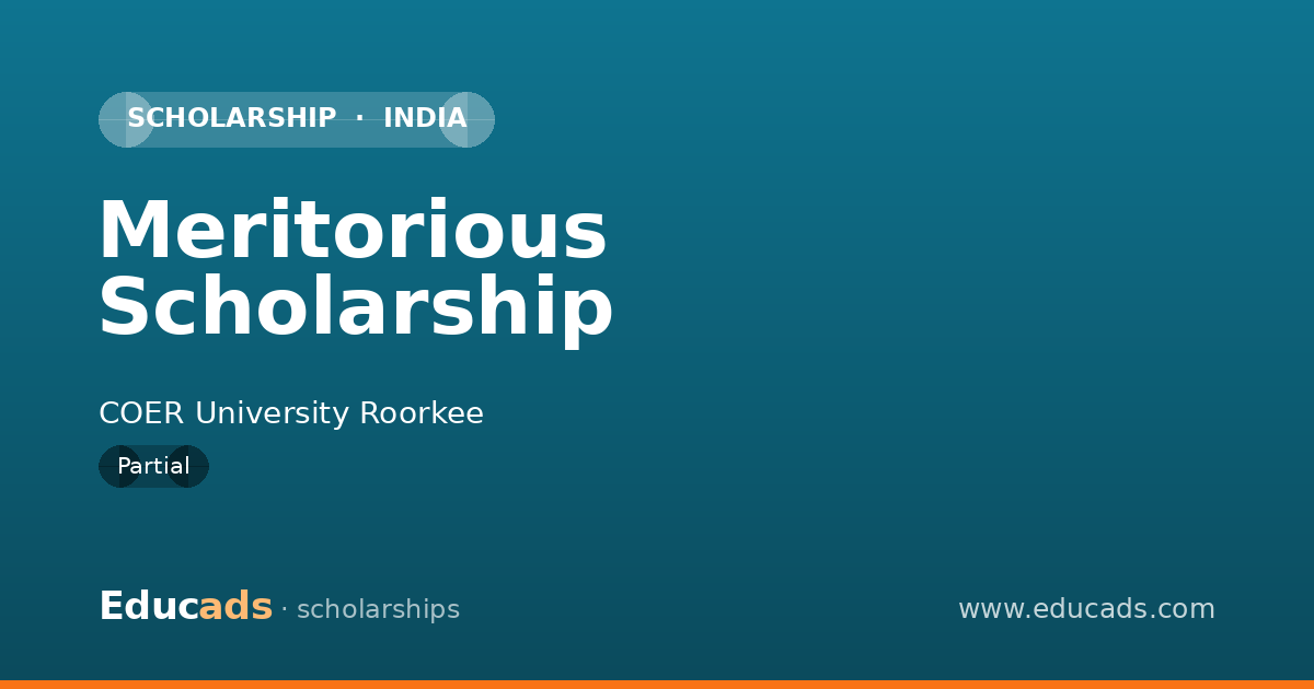 Meritorious Scholarship scholarship