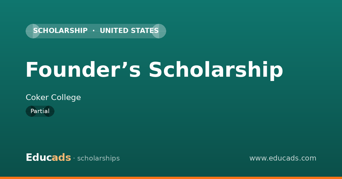 Founder’s Scholarship scholarship