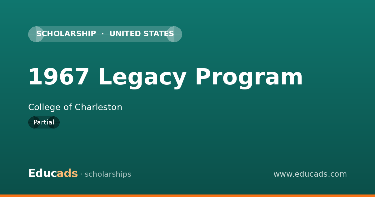 1967 Legacy Program scholarship