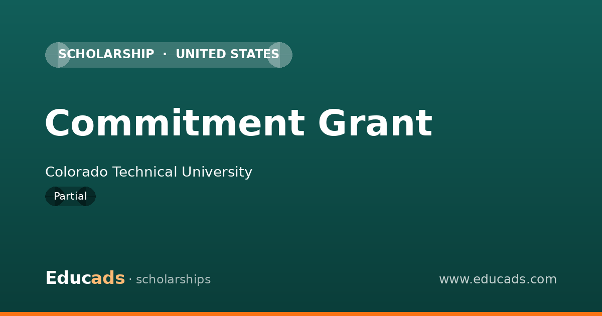 Commitment Grant scholarship