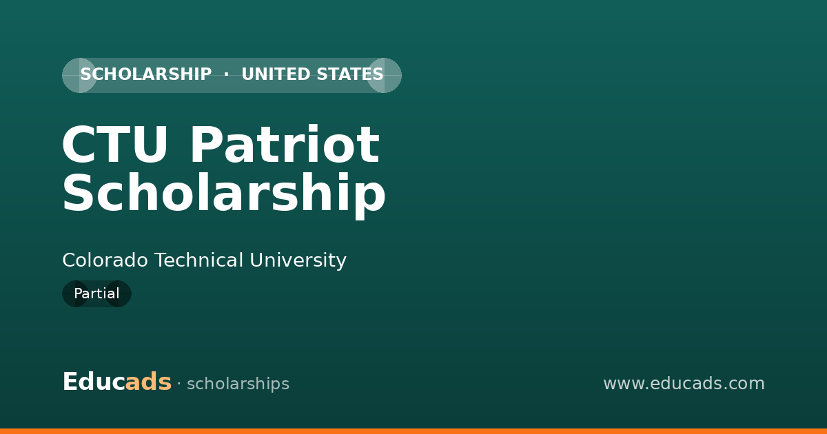 CTU Patriot Scholarship scholarship