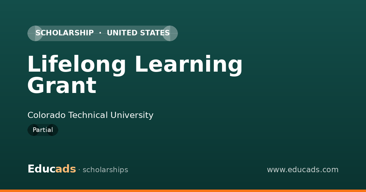 Lifelong Learning Grant scholarship