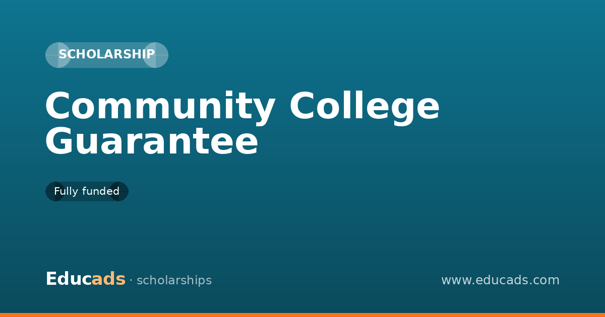 Community College Guarantee scholarship
