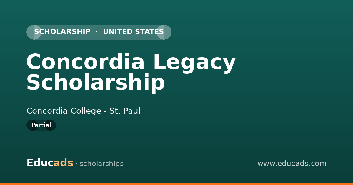 Concordia Legacy Scholarship scholarship