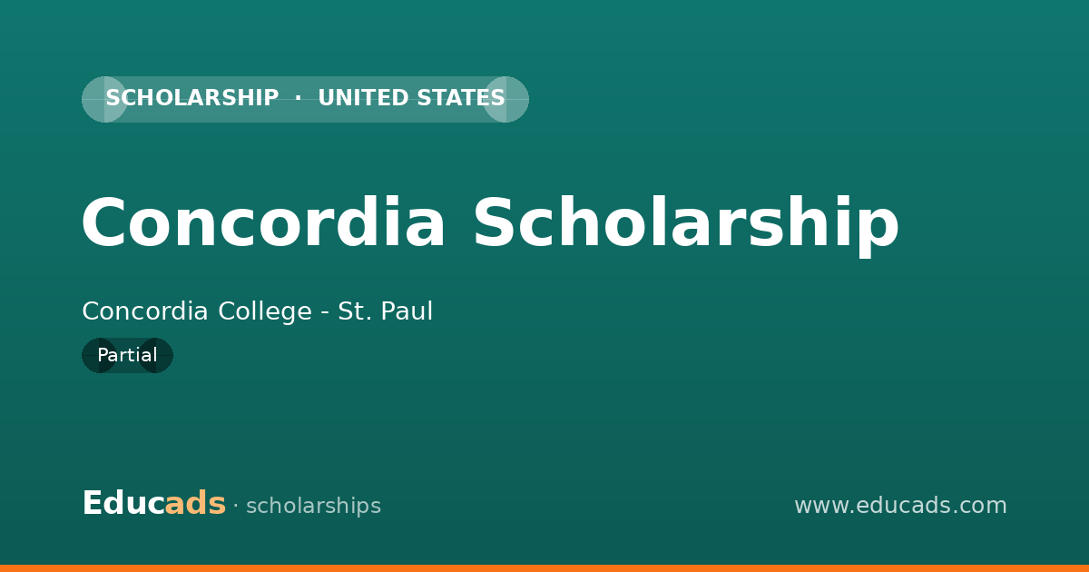 Concordia Scholarship scholarship