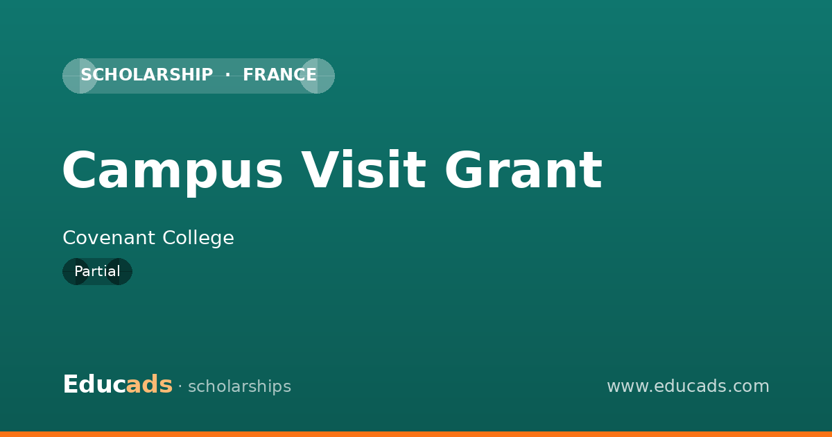 Campus Visit Grant scholarship