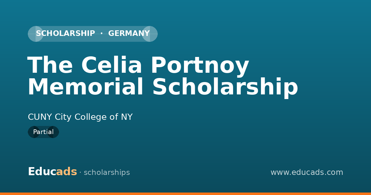 The Celia Portnoy Memorial Scholarship scholarship