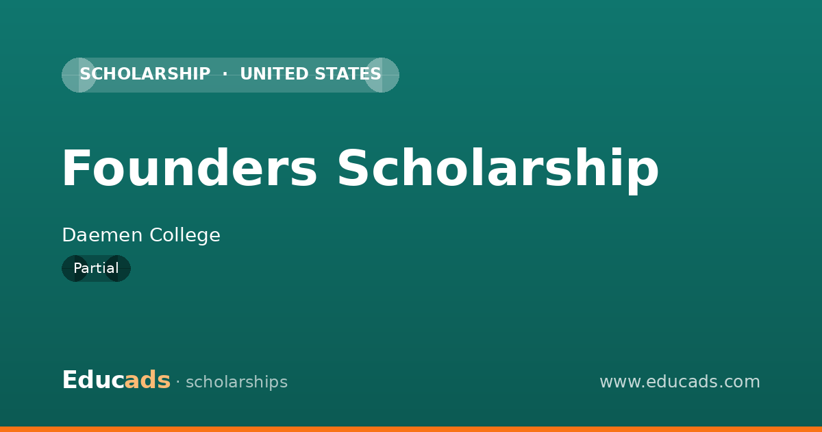 Founders Scholarship scholarship