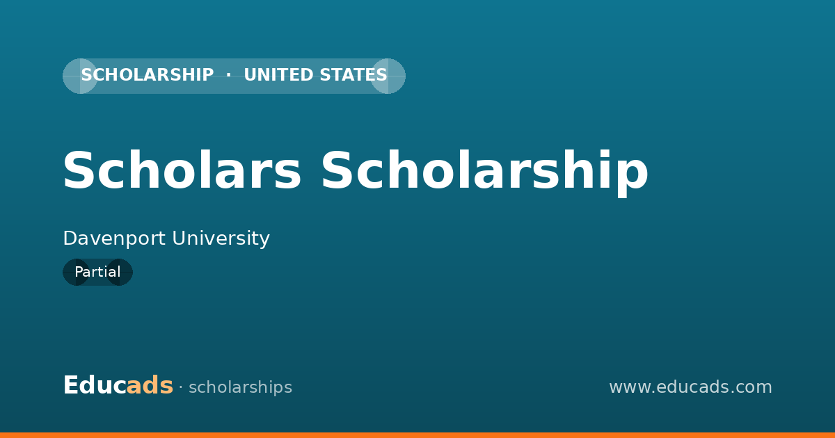 Scholars Scholarship scholarship