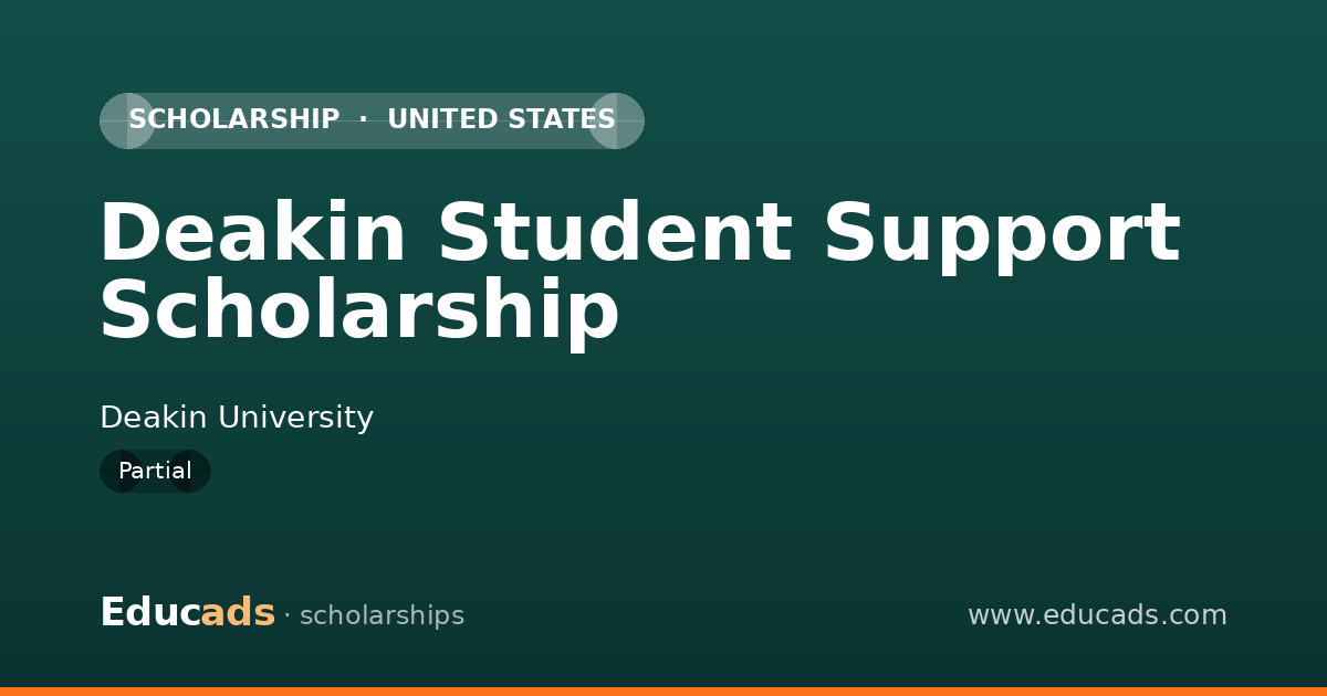 Deakin Student Support Scholarship scholarship