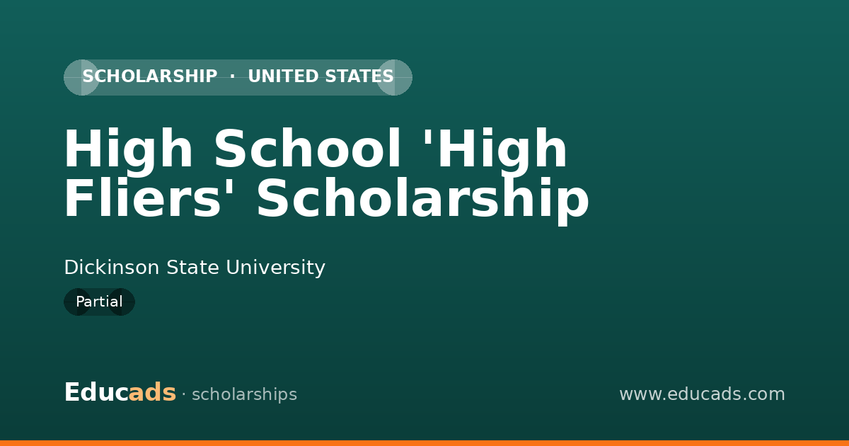 High School 'High Fliers' Scholarship scholarship