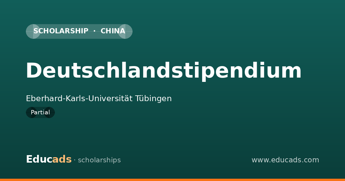 Deutschlandstipendium scholarship