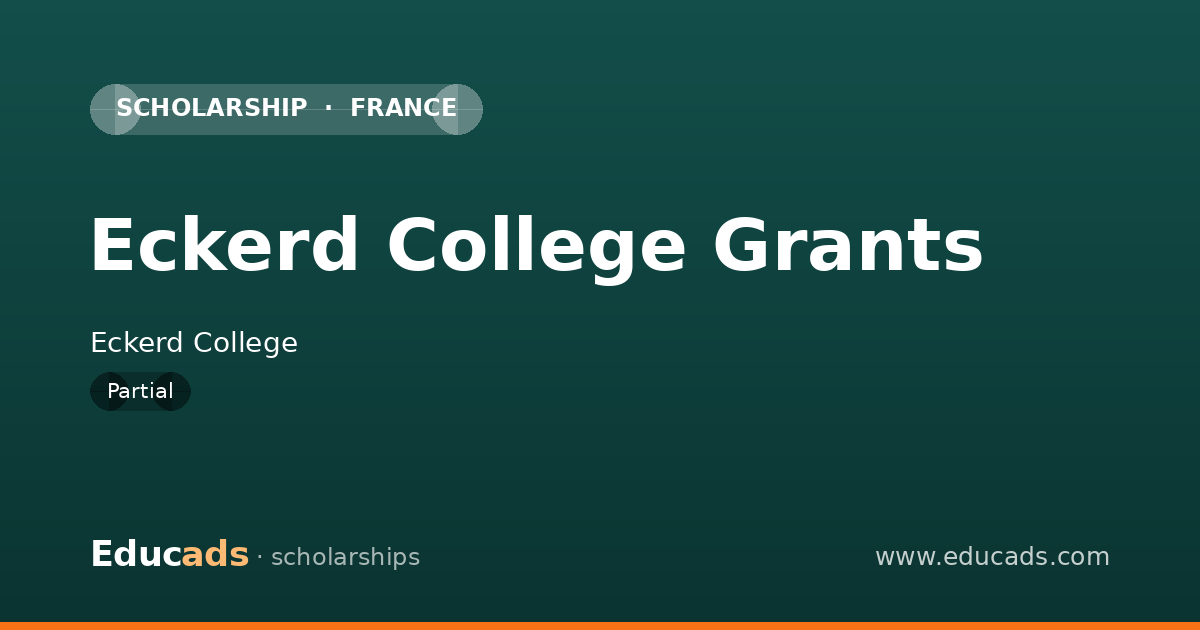 Eckerd College Grants scholarship
