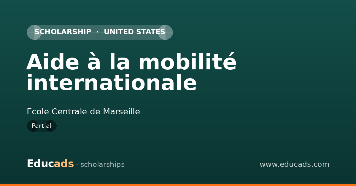 Aide à la mobilité internationale scholarship