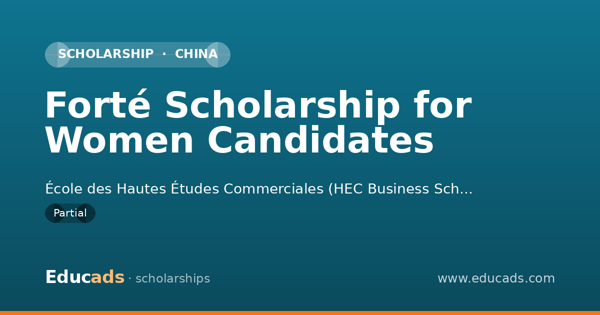 Forté Scholarship for Women Candidates scholarship