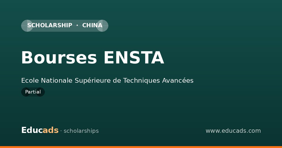 Bourses ENSTA scholarship
