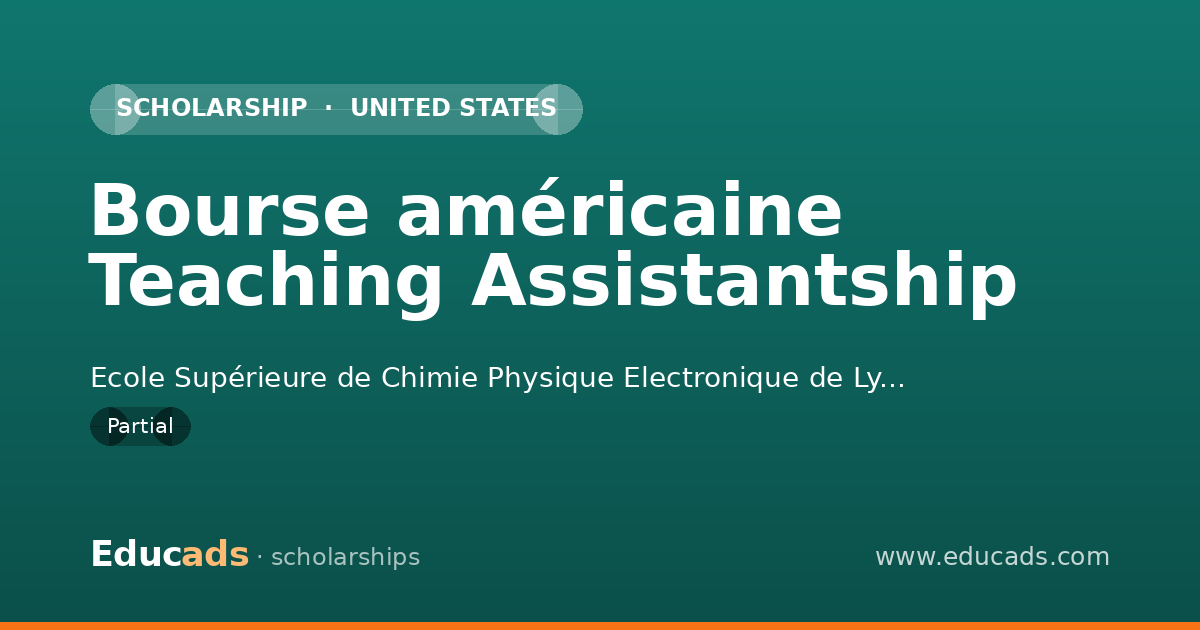 Bourse américaine Teaching Assistantship scholarship