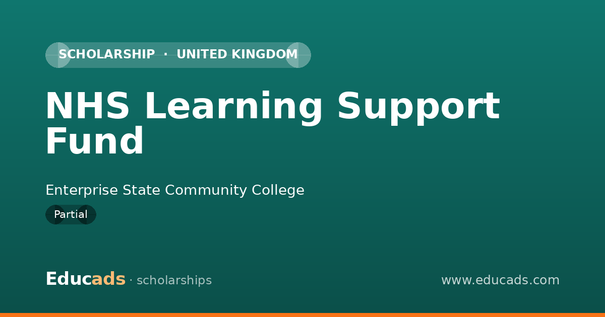 NHS Learning Support Fund scholarship