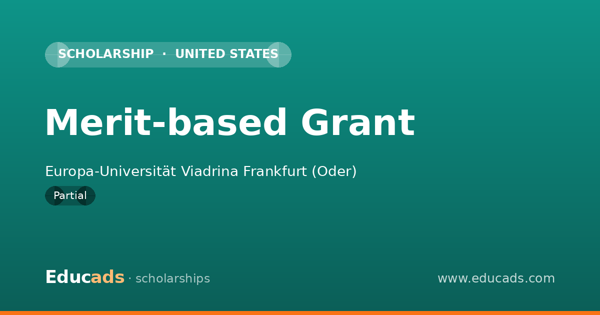 Merit-based Grant scholarship