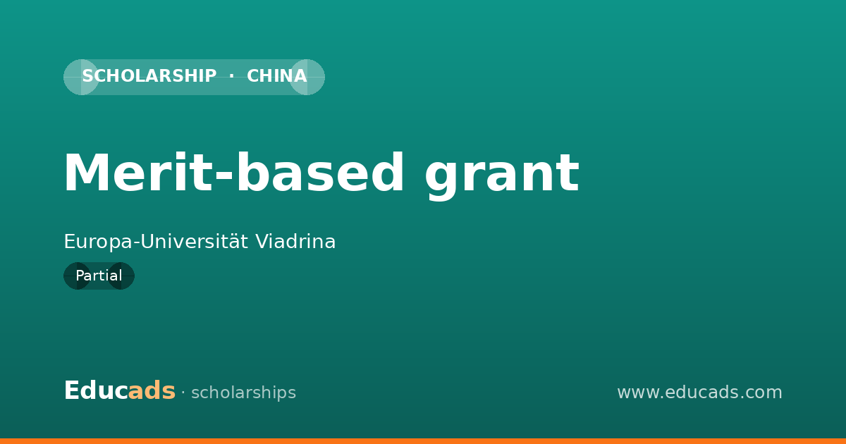 Merit-based grant scholarship