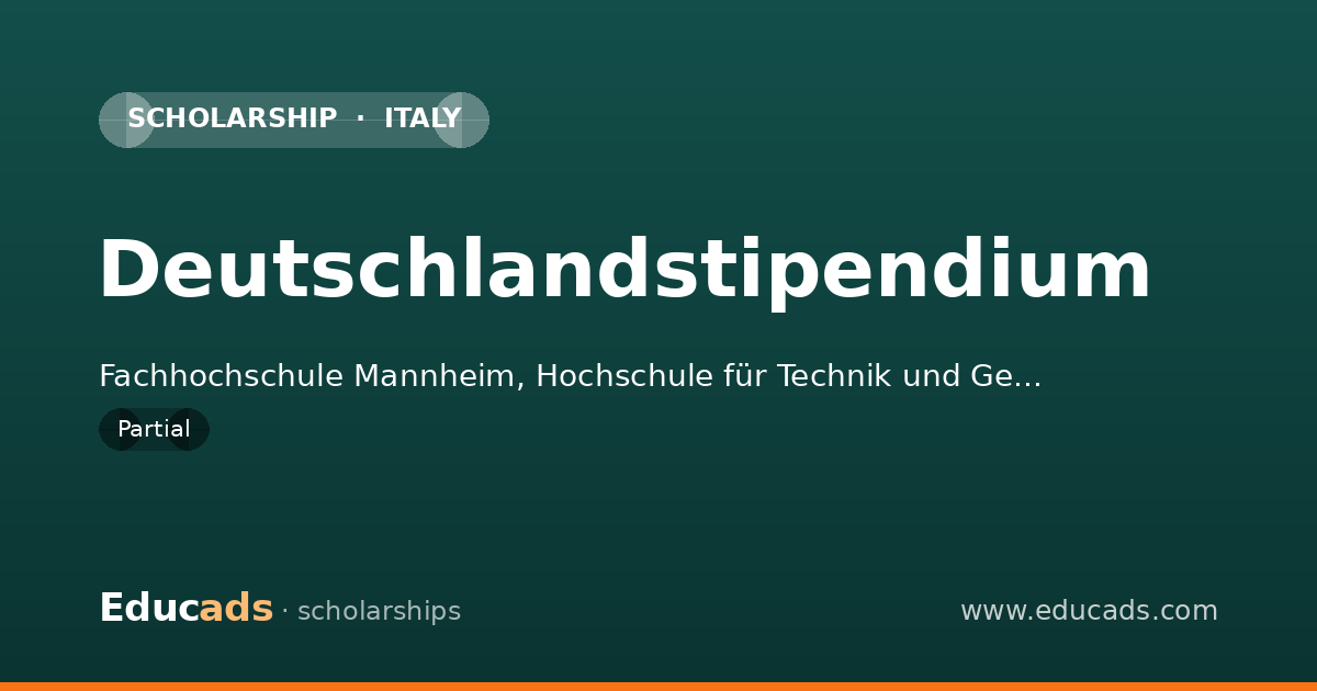 Deutschlandstipendium scholarship